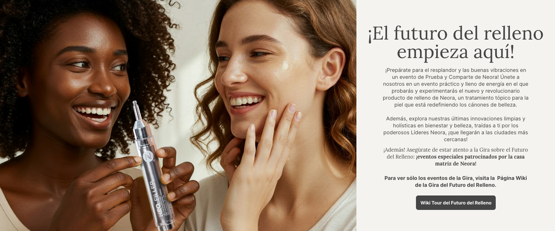 Sip & Sample. Join a Mix & Mangle with your Neora Leaders!